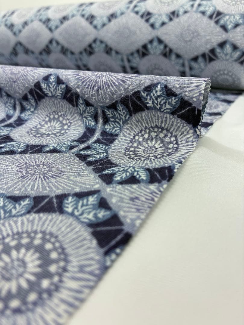  小紋 紋意匠 全体柄 丹後ちりめん 反物 正絹 O 097 小紋 着物反物