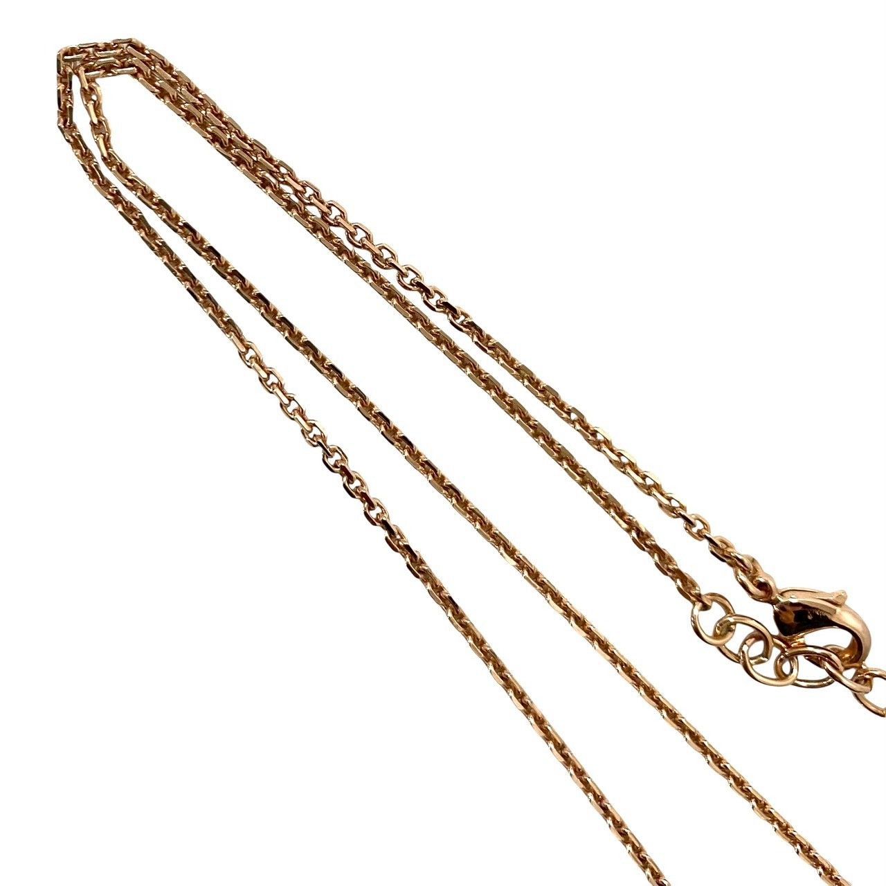 Dior】ラリアット ハート ネックレス ピンクゴールド/金カラー CDロゴ