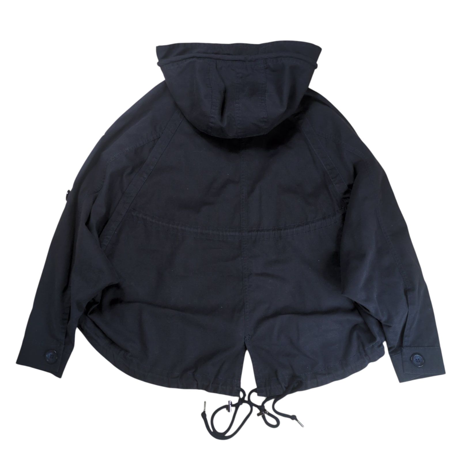 MONCLER CHAR GIUBBOTTO Logo Patch Dolman Sleeve Zip Up Jacket