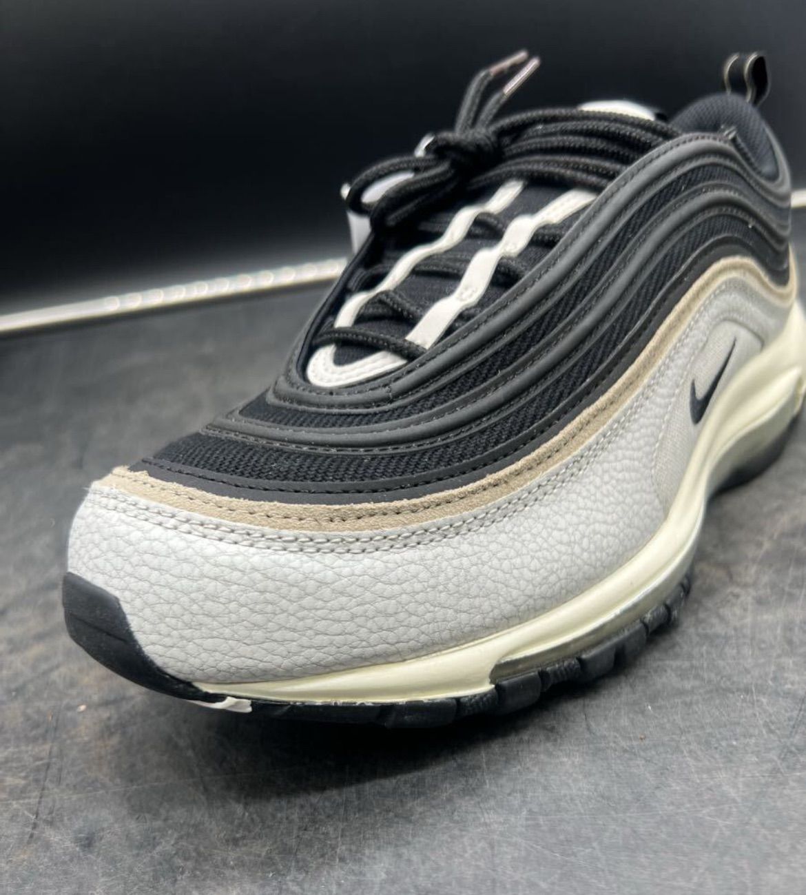  2244 NIKE AIR MAX 97 SE ナイキ エアマックス97 Light bone khaki saille black DV 7421 002 スニーカー 27 cm き その他 靴