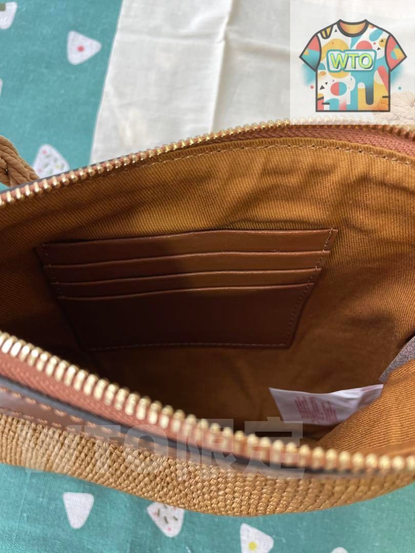 MARNI ラフィアロゴ刺繍ロープチェーンショルダーバッグ