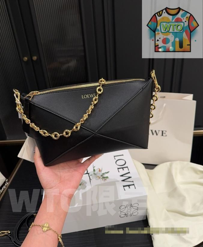 チェーンショルダーバッグ ブラック