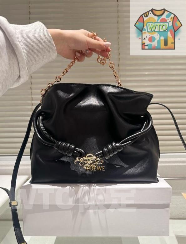 ロエベ ブラック ショルダーバッグ-WTO輸入2