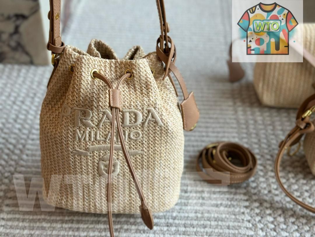 PRADA プラダ 編みバッグ ショルダーバッグ-WTO輸入2