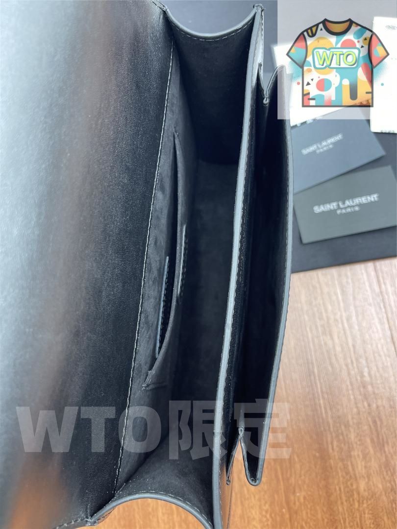  サンローラン 2 way ショルダーバッグ M 634723 レザー ブラック黒-WTO輸入2 ショルダーバッグ バッグ