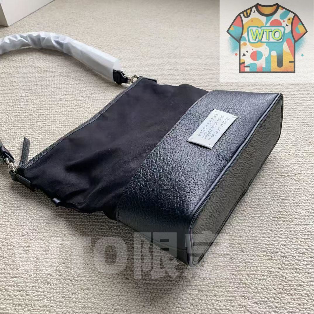 Maison Margiela 黒いショルダーバッグ-WTO輸入-UNL 52