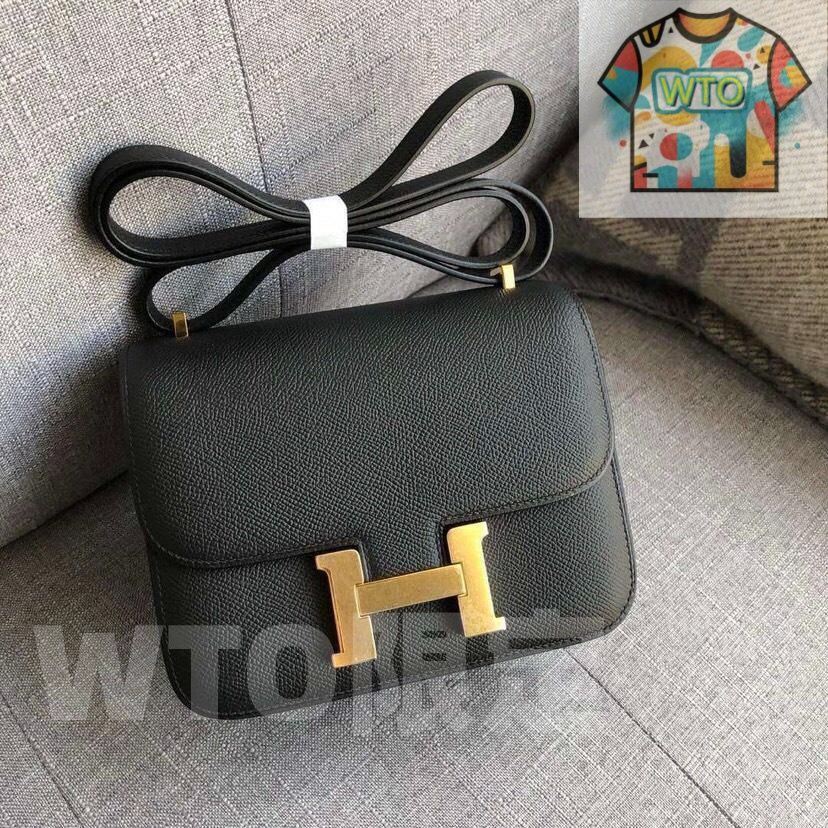 HERMES エルメス コンスタンス ショルダーバッグ ブラック
