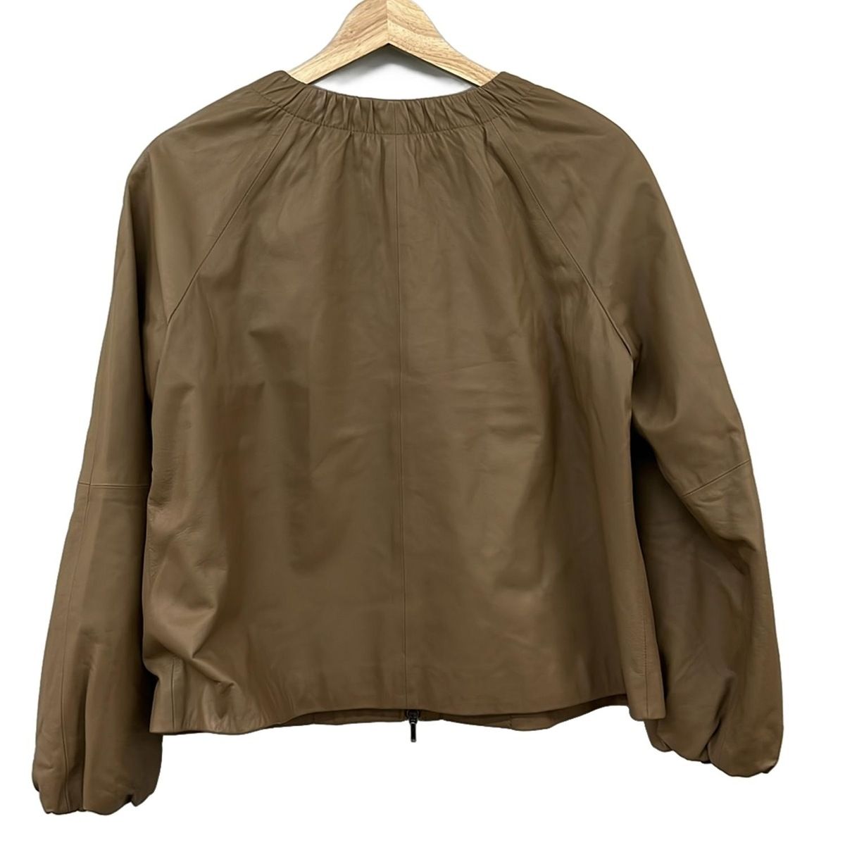 DAMAcollection ダーマ ブルゾン サイズ13AR M レディース - ライトブラウン 長袖 レザー 羊革 春 秋