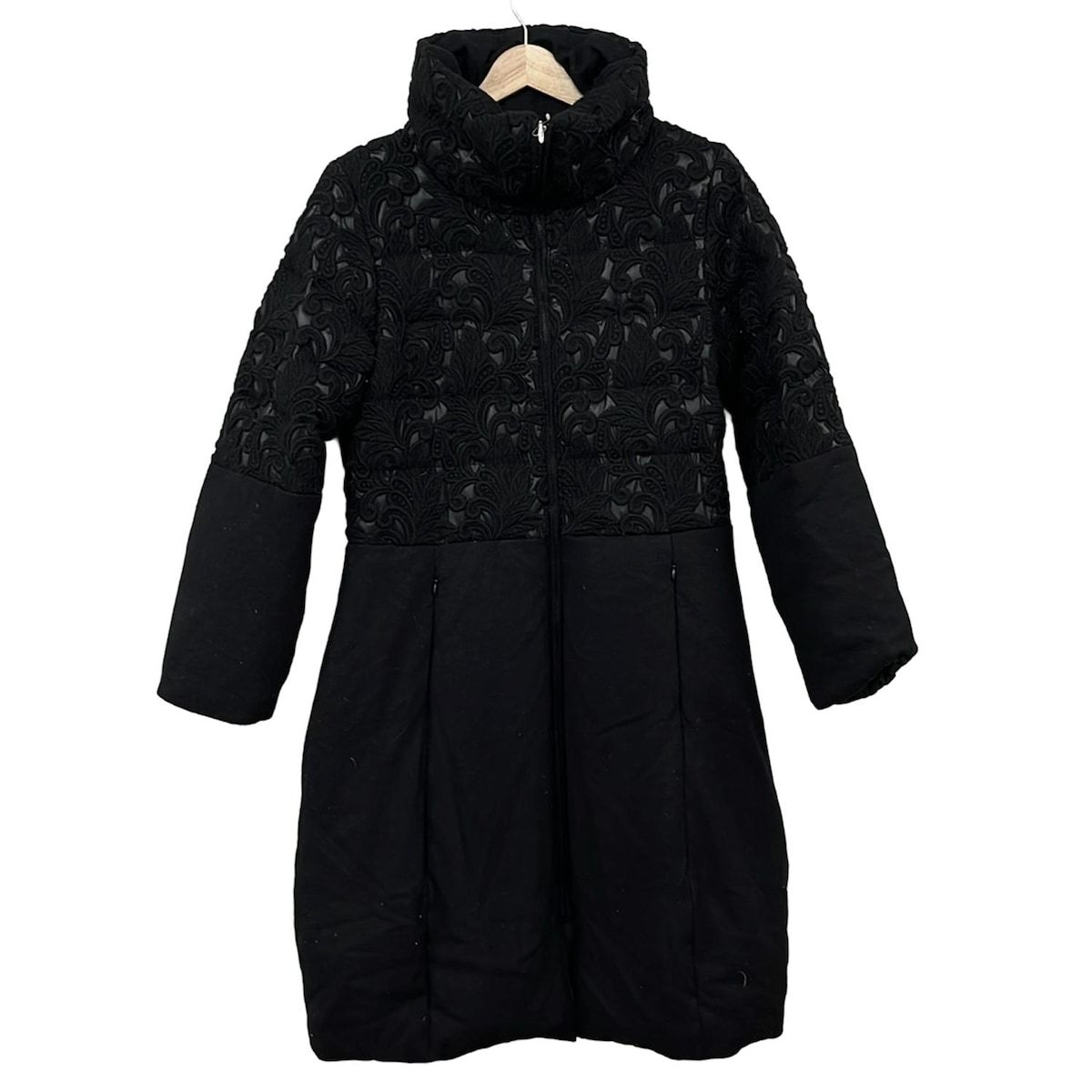 DAMAcollection ダーマ ダウンコート サイズ11AR M レディース - 黒 長袖 レース 冬