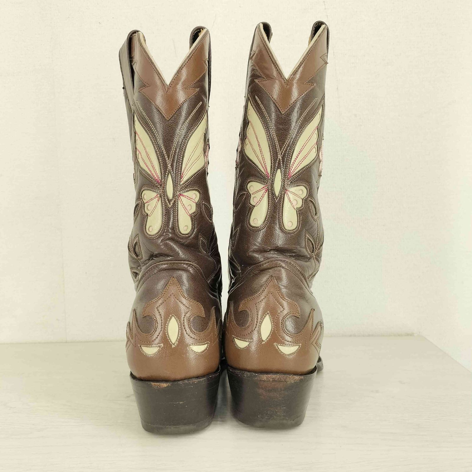  ユーズドフルギ 古着 Montana バタフライ ウエスタンブーツ レディース 表記無 ウエスタンブーツ ブーツ