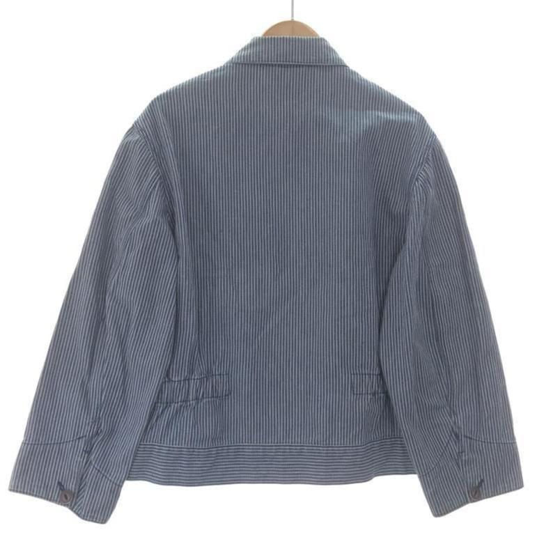 RALPH LAUREN ワークジャケット ヒッコリー ワークジャケット M ブルー ラルフローレン 10