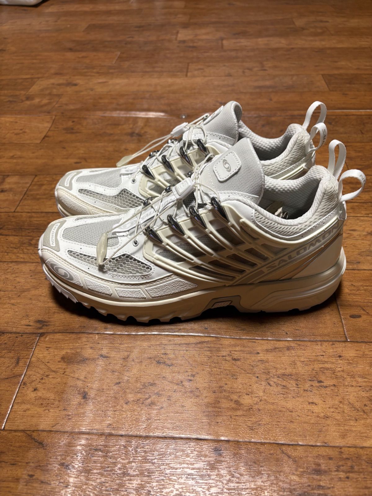 考上代33000円 SALOMON ACS PRO エーシーエスプロ スニーカー シューズ サロモン 471799 ホワイト 28.0 ODELLYA_COM