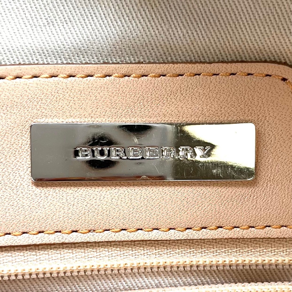 良品】 BURBERRY バーバリー ハンドバッグ トートバッグ ノバチェック