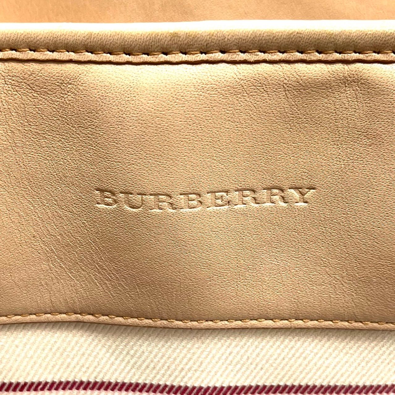 良品】 BURBERRY バーバリー ハンドバッグ トートバッグ ノバチェック 