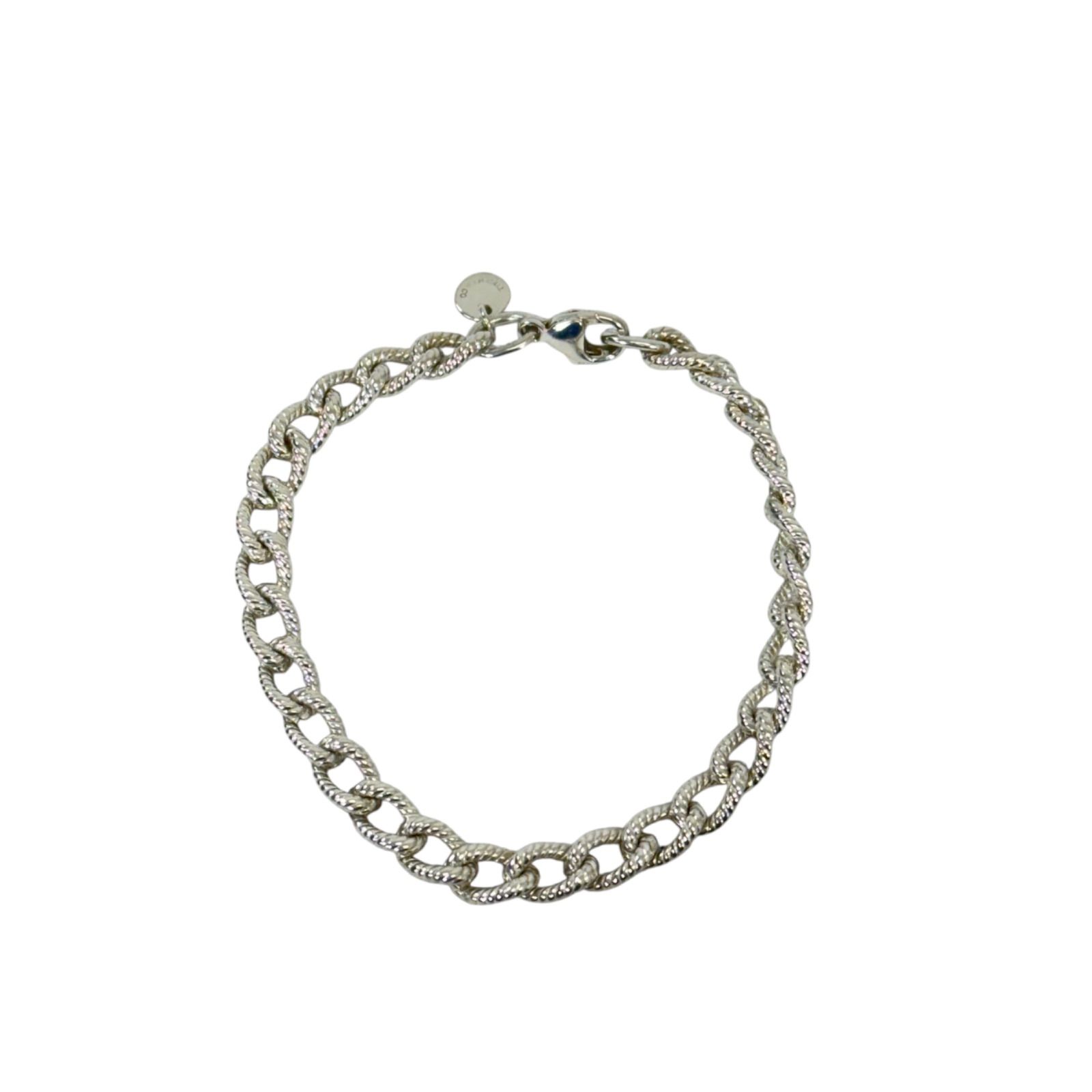 美品/袋付✨ティファニー ツイストロープ ブレスレット シルバー925 14k ティファニー ツイスト ロープ シルバー925 ブレスレット | ブランド