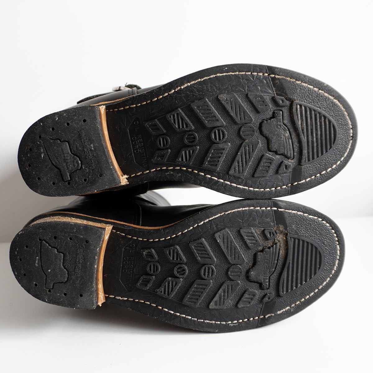  雰囲気抜群 REDWING 2268 エンジニアブーツ US 8 5 D 縦羽根タグ レッドウィング ブラック エンジニアブーツ ブーツ 革靴