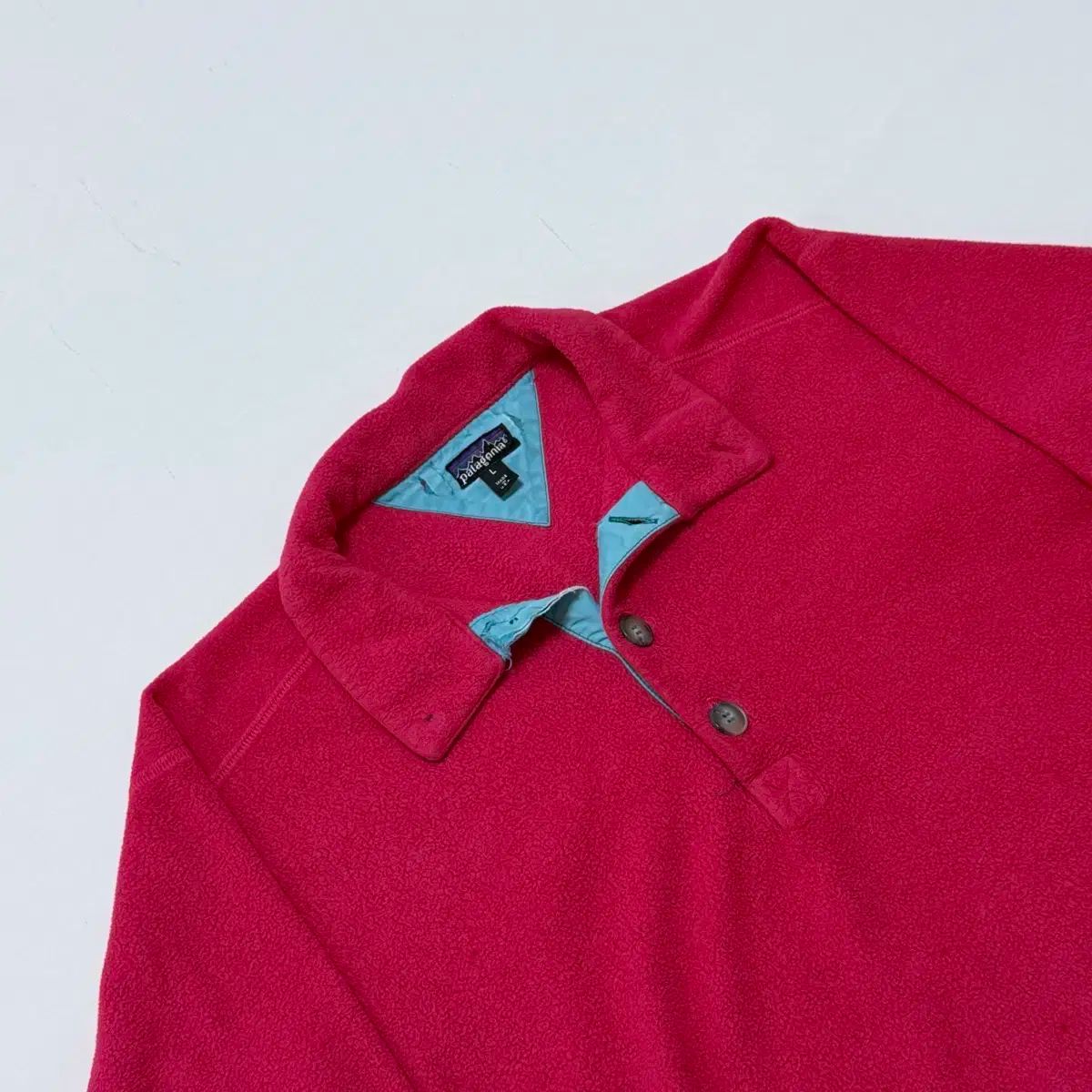 90s patagonia ハーフボタン Synchilla フリース プルオーバー