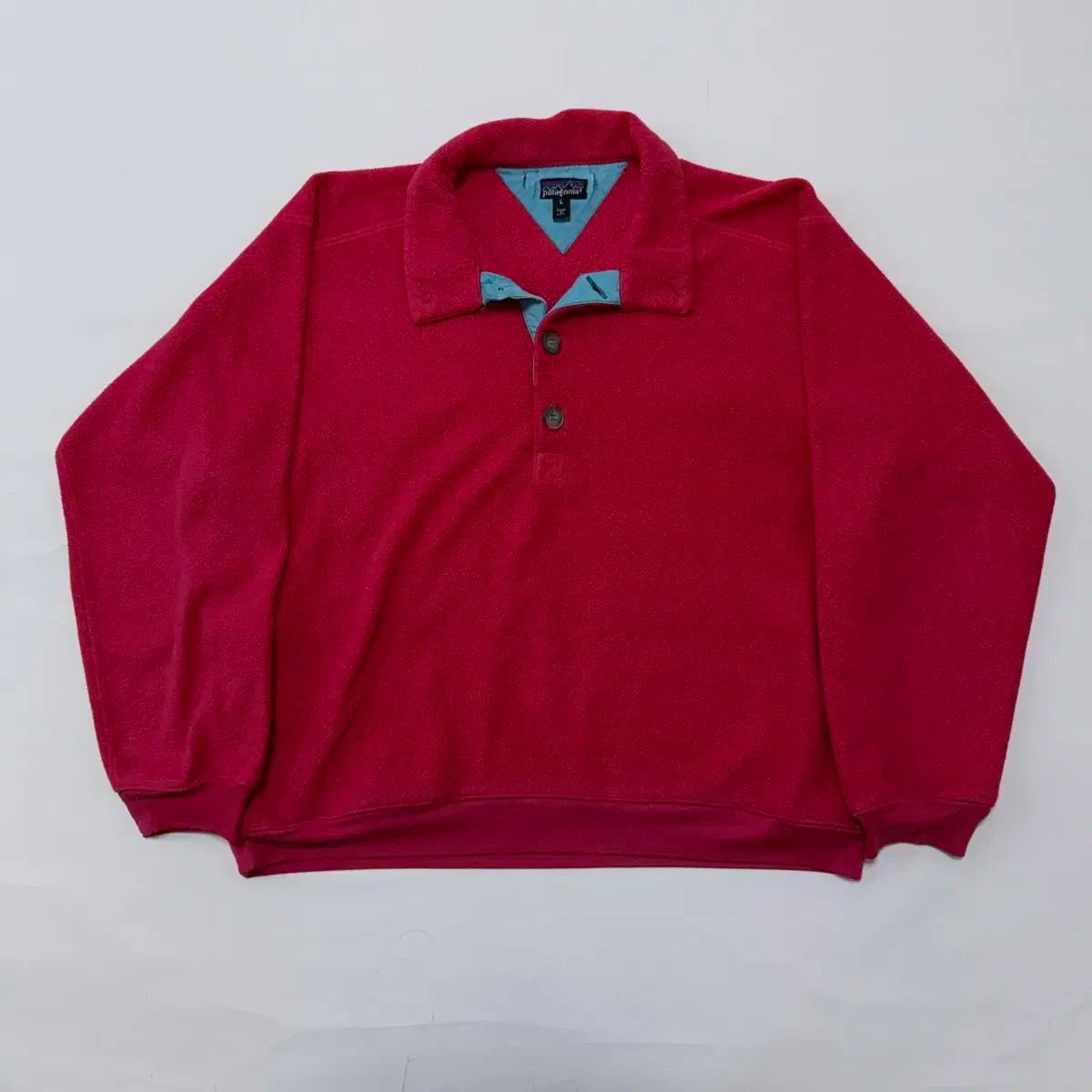 90s patagonia ハーフボタン Synchilla フリース プルオーバー