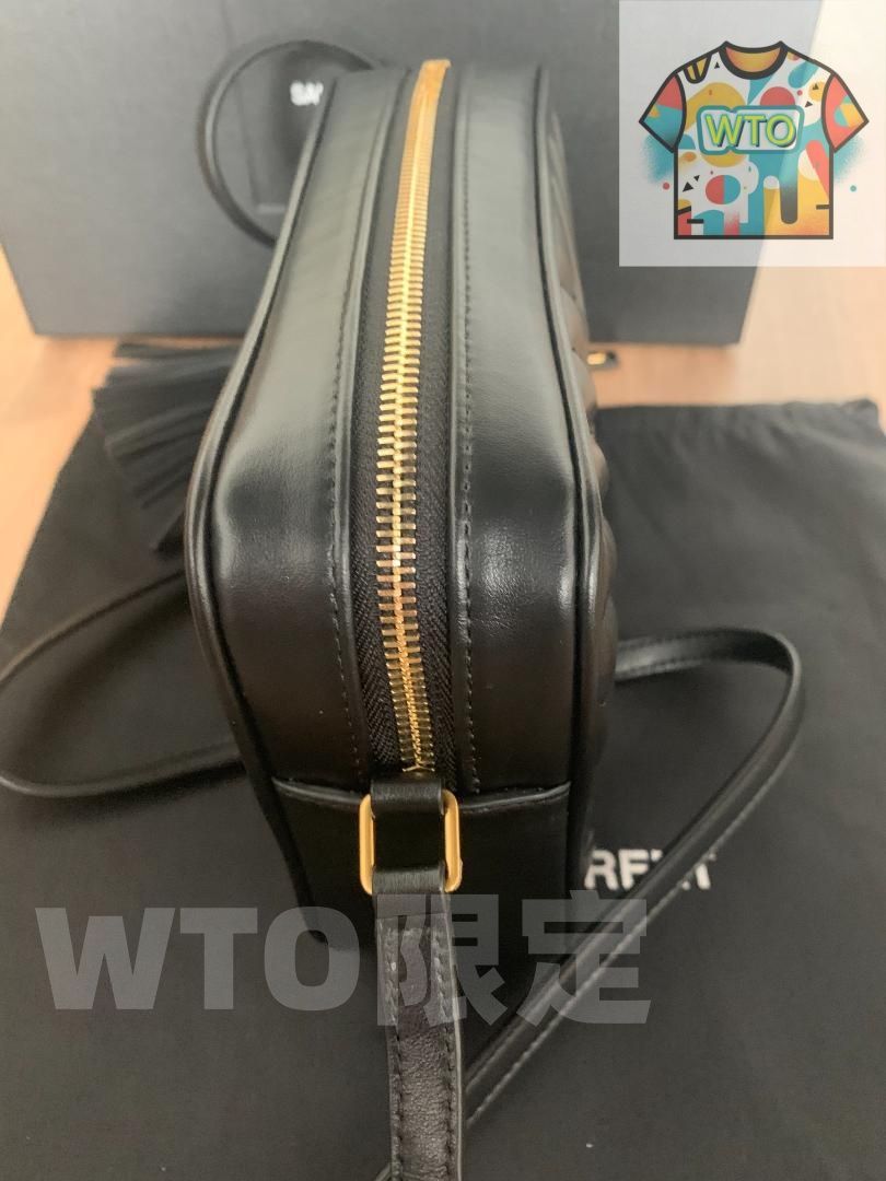 サンローランルーカメラバッグショルダー キルティング ブラック-WTO輸入1