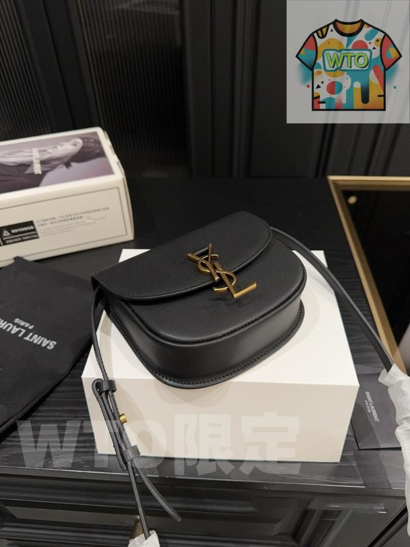 YSL イヴサンローラン 黒 ショルダーバッグ Y 09 WTO輸入 NVK 03 ストレッチ性 ショルダーバッグ 