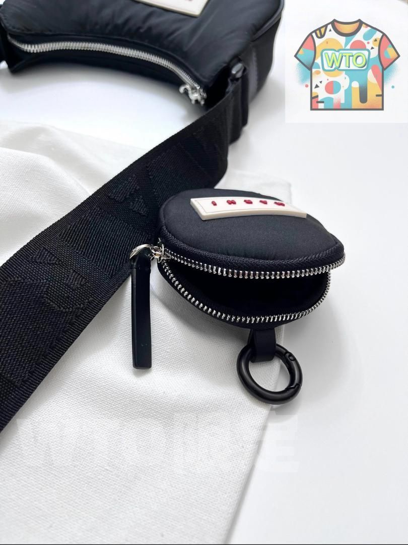 Marniマルニの黒ショルダーバッグ WTO輸入1