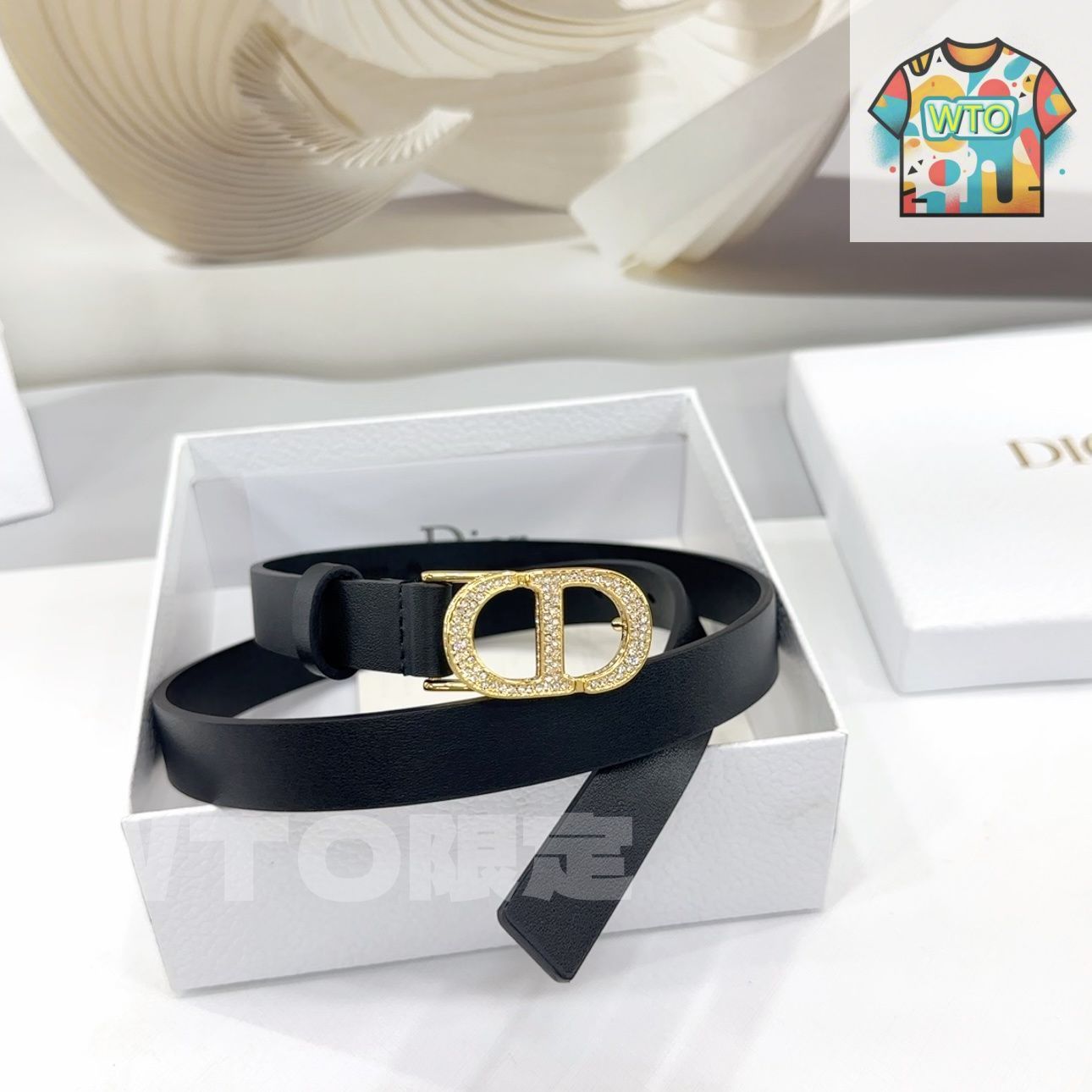 Dior ディオール エレガント ファッションベルト01-1