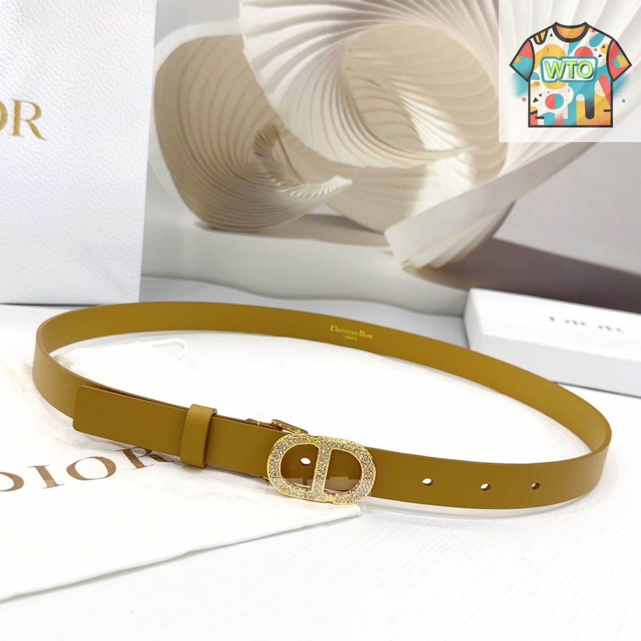 Dior ディオール エレガント ファッションベルト06-1