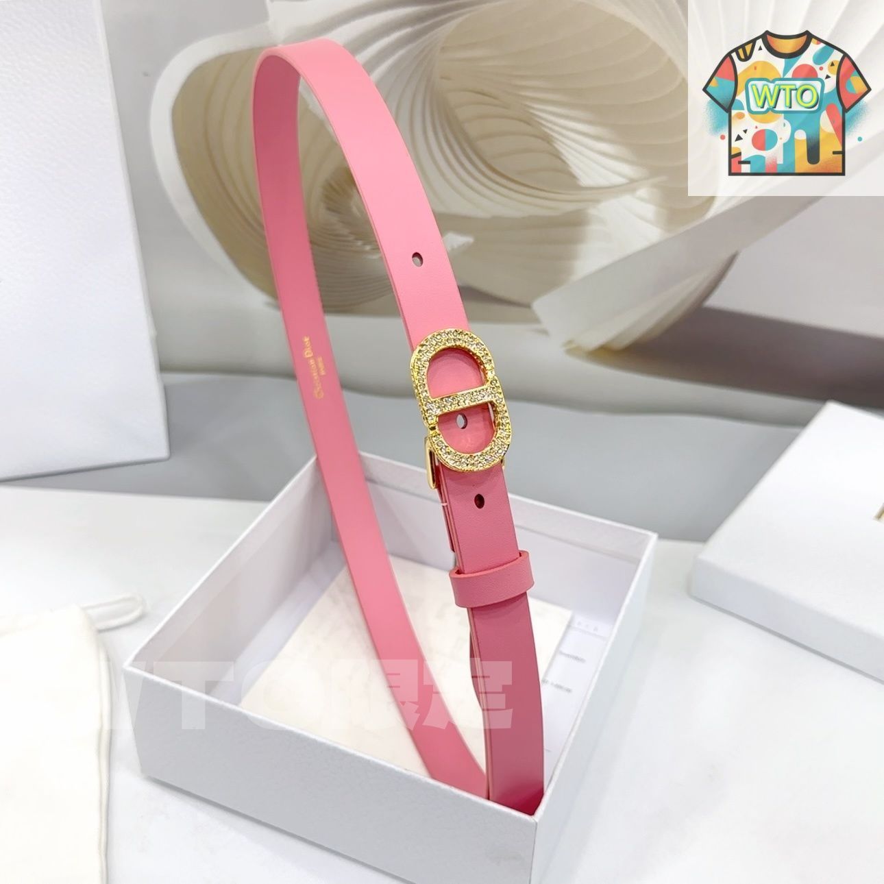 Dior ディオール エレガント ファッションベルト09-1