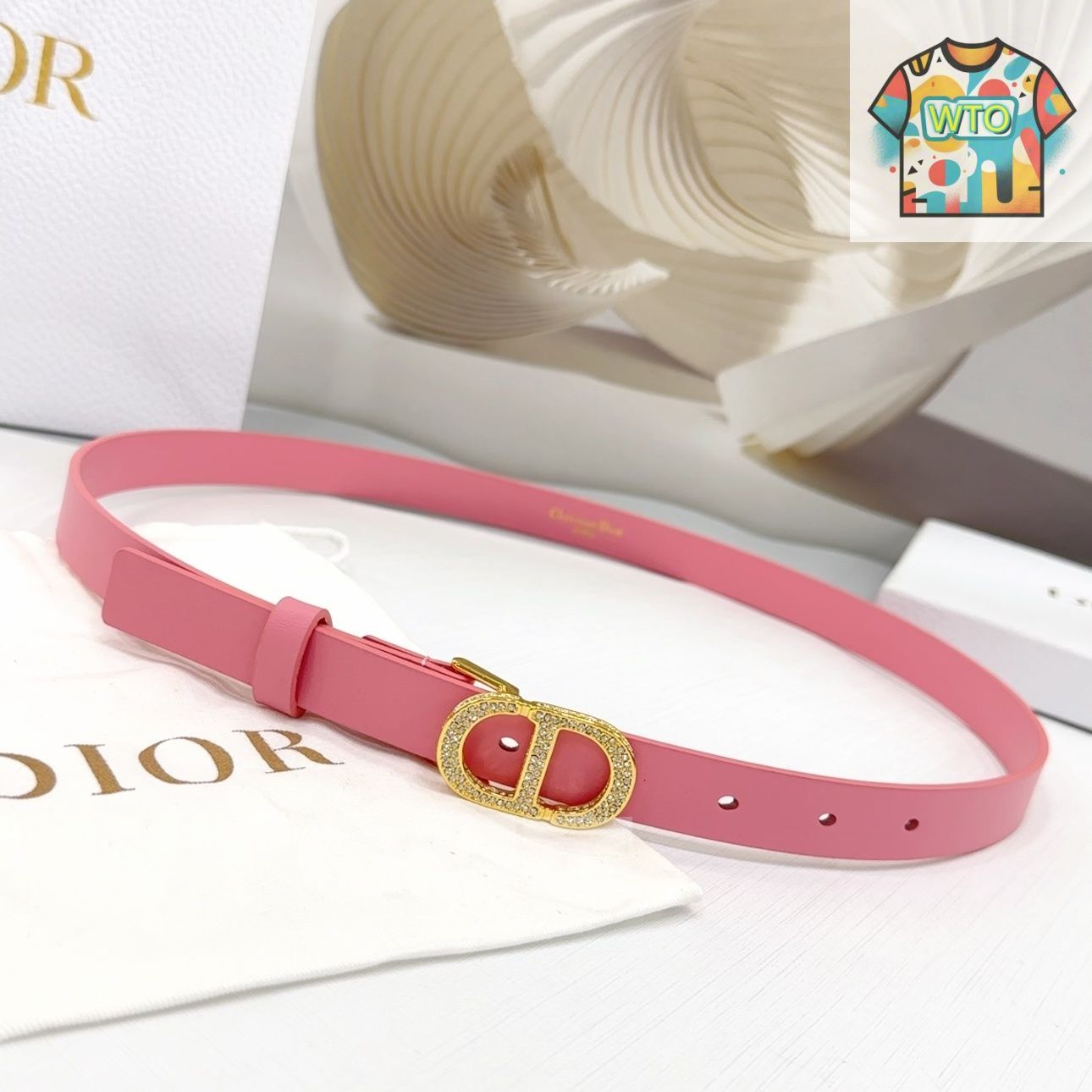 Dior ディオール エレガント ファッションベルト09-1