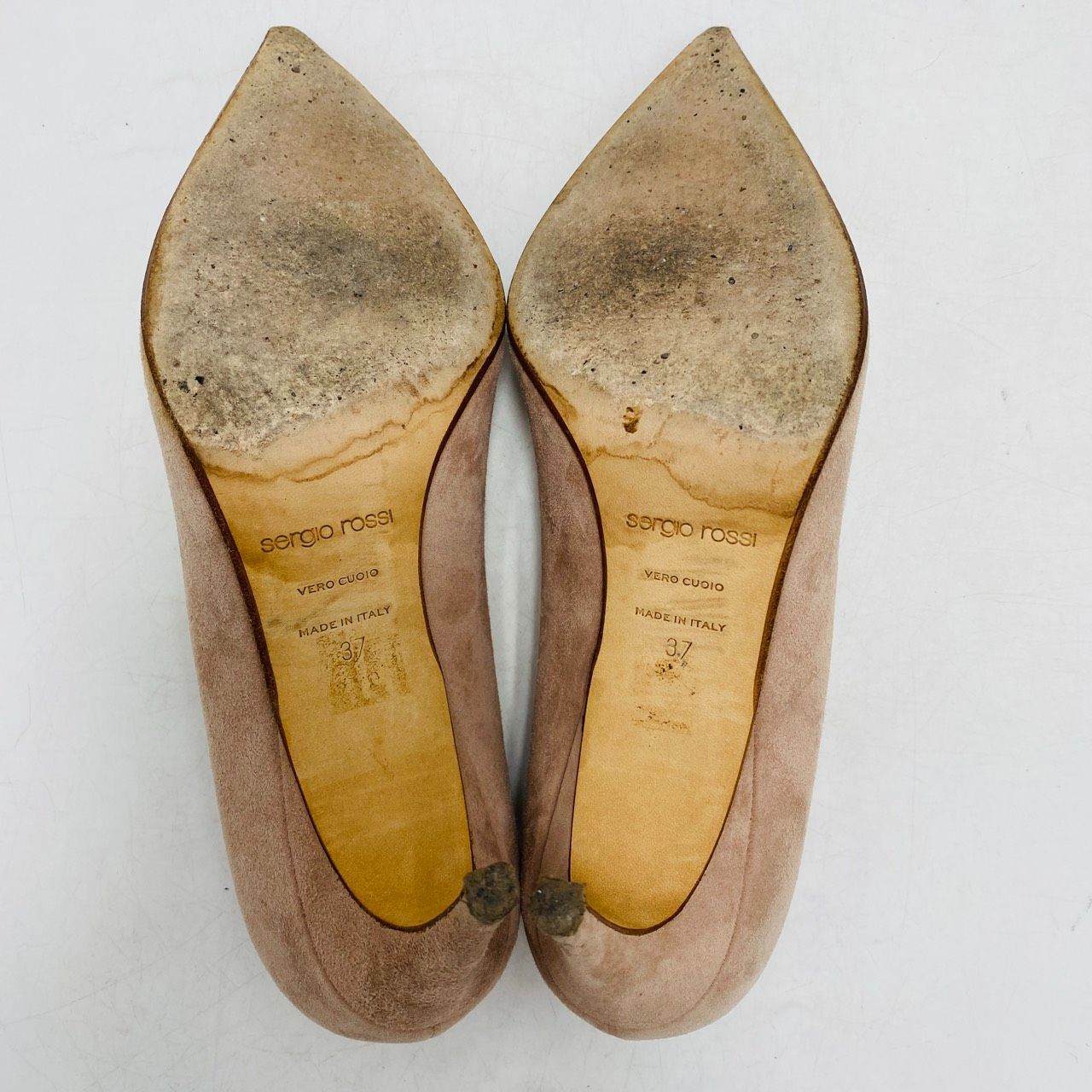 sergio rossi セルジオロッシ パンプス ポインテッドトゥ リボン