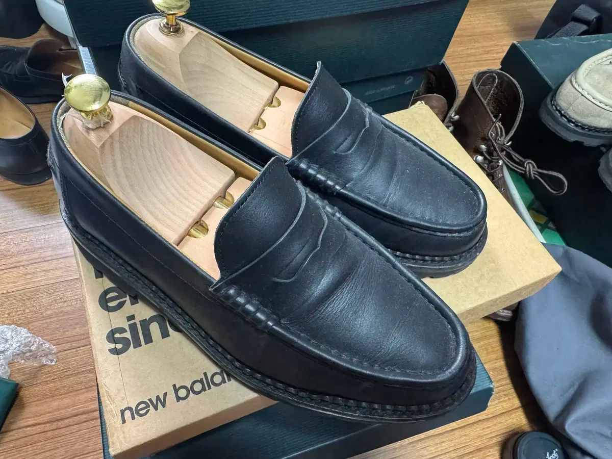 ヘリテイジ リーガル ビブラム ペニーローファー ブラック 255 260