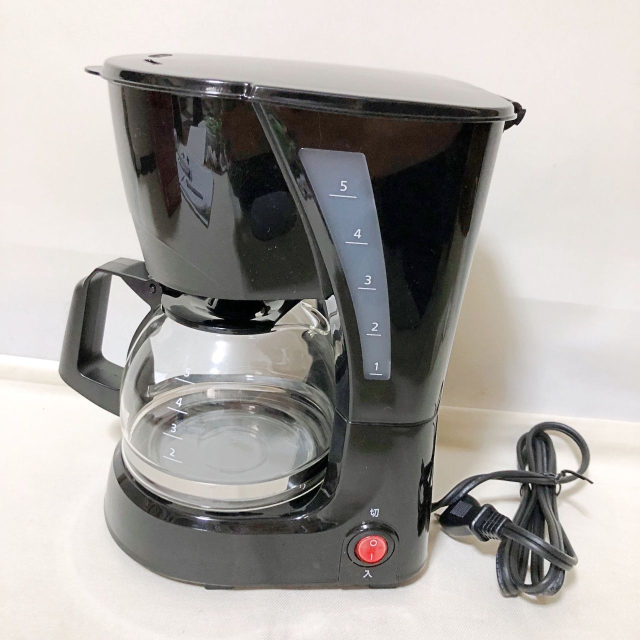 H195 アイリスオーヤマ コーヒーメーカー ドリップ式 ブラック CMK-652