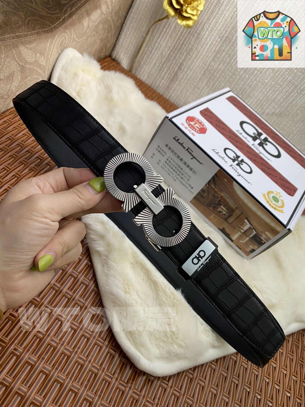  Ferragamo フェラガモ ビジネスカジュアルベルト02 ベルト 小物