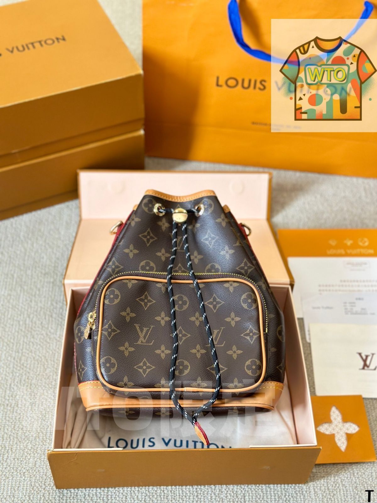 Louis Vuittonバケツバッグ ハンドバッグ リュック 小銭入れ 手首バッグ ショルダーバッグ -WTO輸入-WVQ05