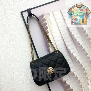 Tory Burch湯麗柏サイプレスチェーン小方形バッグ リュックサック 手首バッグ ポーチ 羊革ファッション菱格手提げショルダーバッグ-WTO輸入-PHP16
