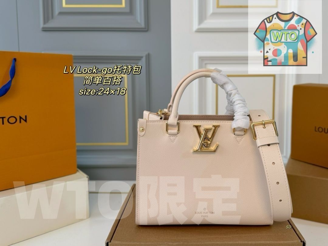 LVルイヴィトンLock-goジャングルトートバッグ ハンドバッグ リュックサック 小銭入れ 手首バッグ 財布 ショルダーバッグ