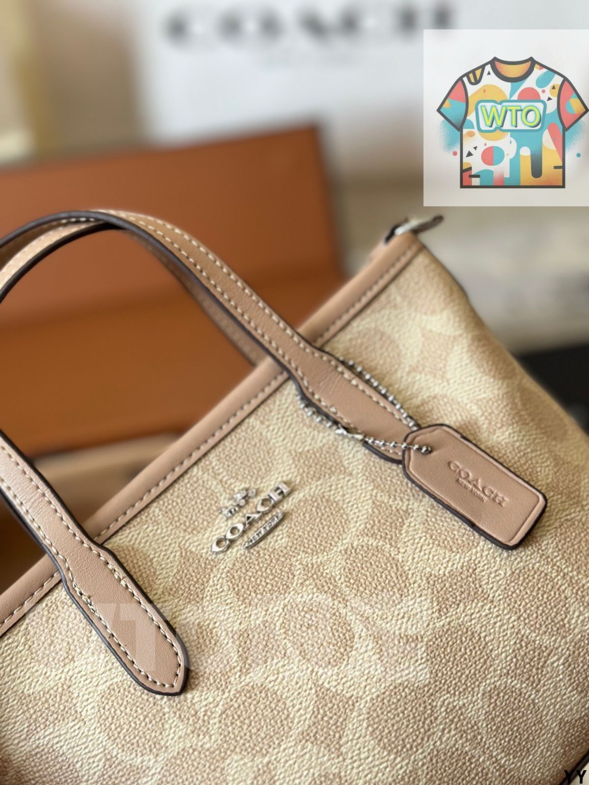 coachリトルトートバッグ ハンドバッグ リュックサック 小銭入れ 手首バッグ ショルダーバッグ