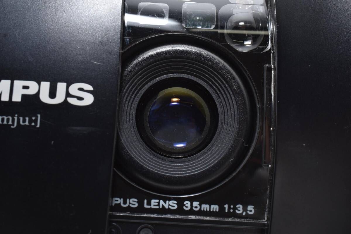 ☆オリンパス OLYMPUS μ [mju:] ブラック 初代 ☆ T11＃4804 - メルカリ