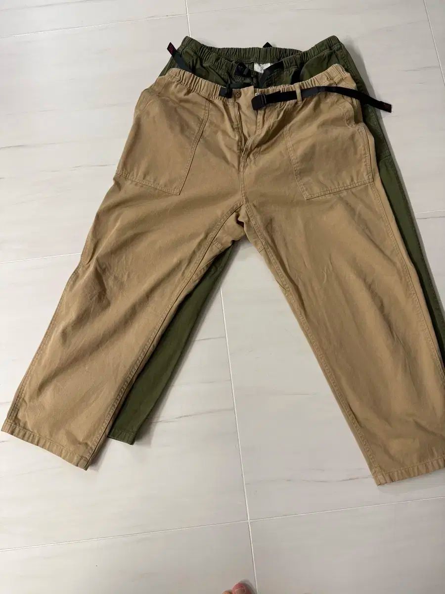 グラミチ テイパーダルーズパンツ XL ベージュ