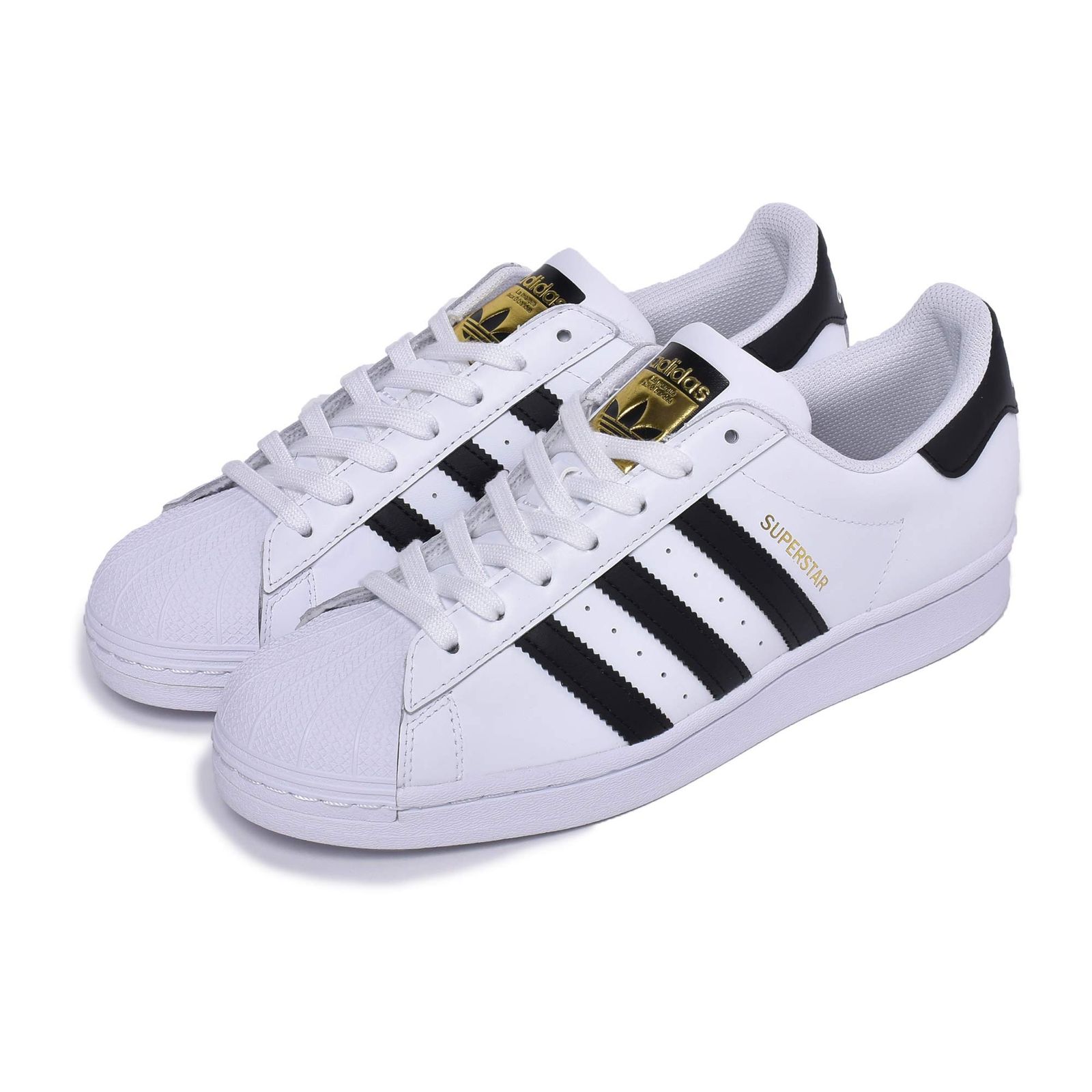 アディダス オリジナルス スーパースター スニーカー メンズ レディース SUPER STAR EG4958 UK9.5 28cm ホワイト×ブラック 並行輸入品 ホワイト ブラック 28.0 cm