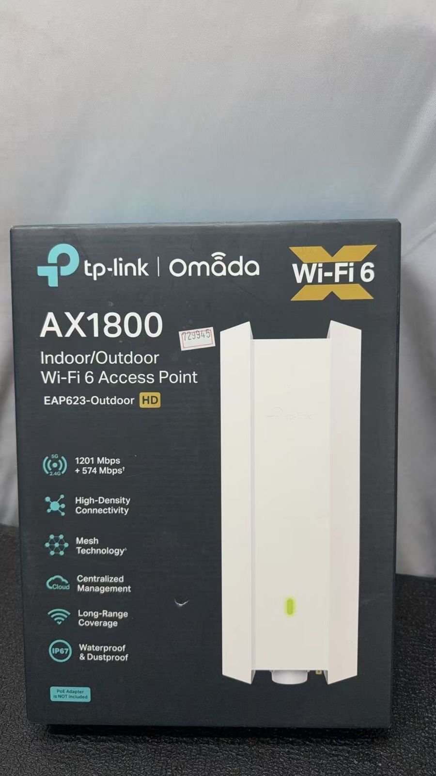 TP-LINK EAP623-Outdoor HD AX1800 屋内外対応 Wi-Fi 6 アクセスポイント 729945