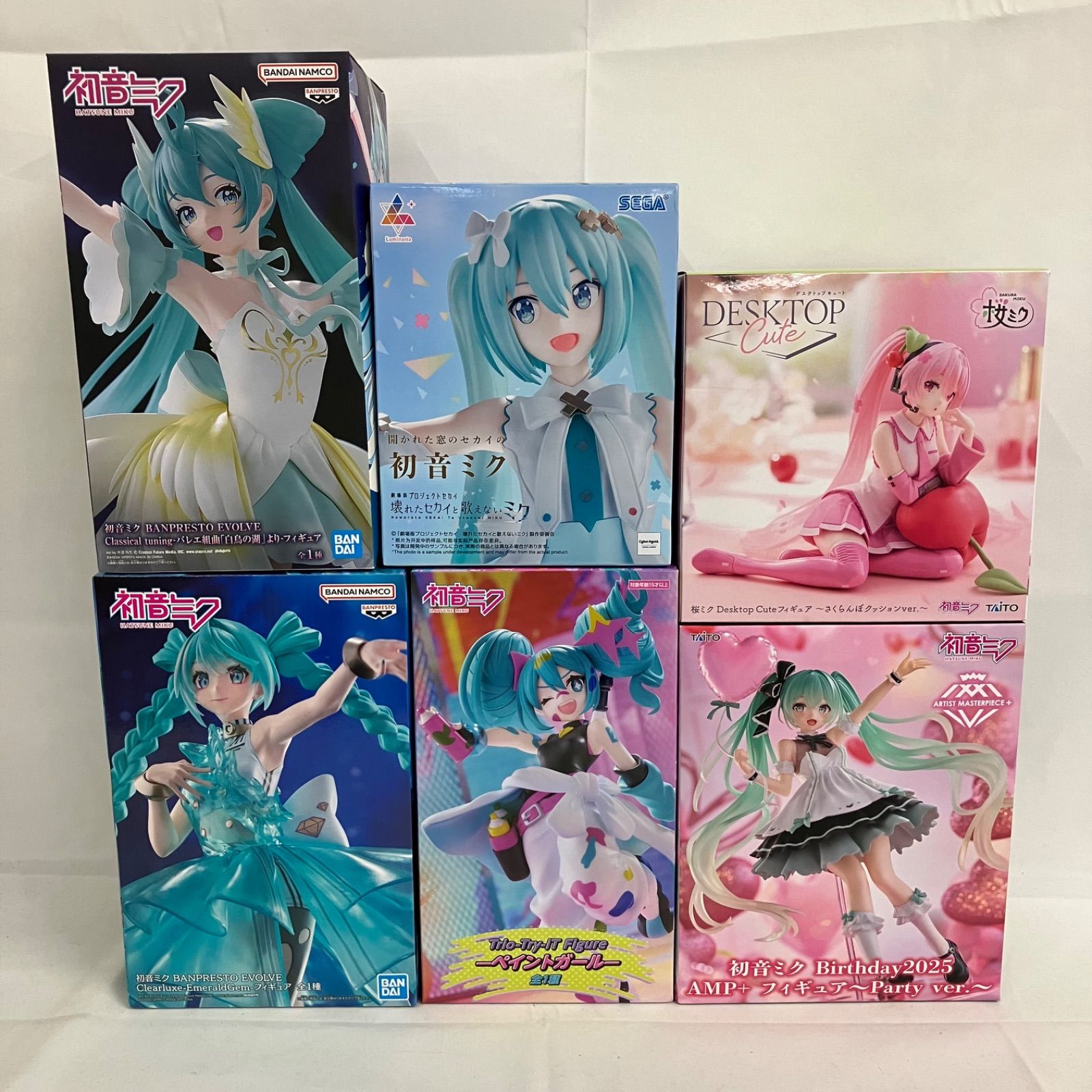 未開封 初音ミク 桜ミク フィギュア まとめ 6個セット SFJ240 c107