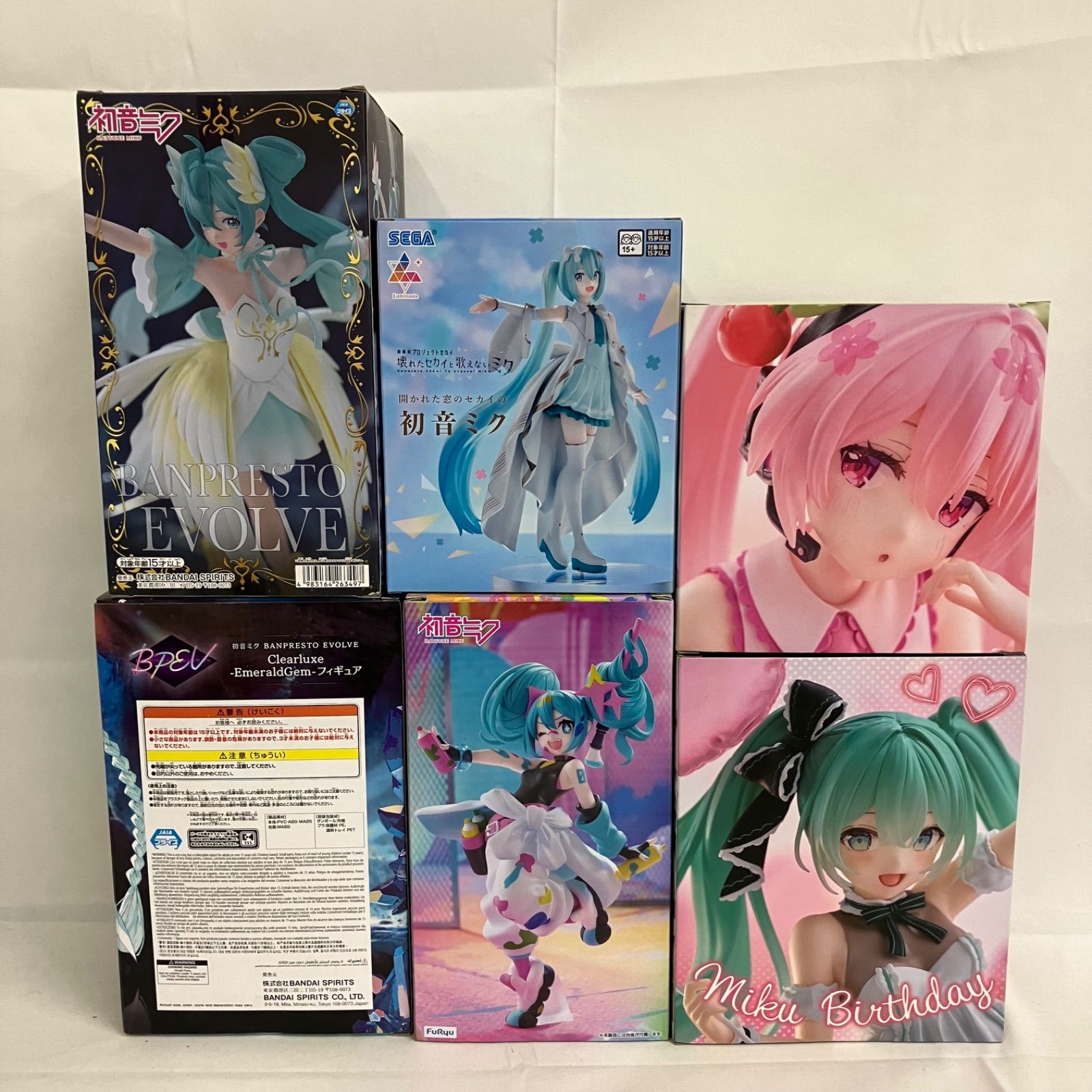 初音ミク フィギュア 6点まとめ売り 初音ミクフィギュア6点セット