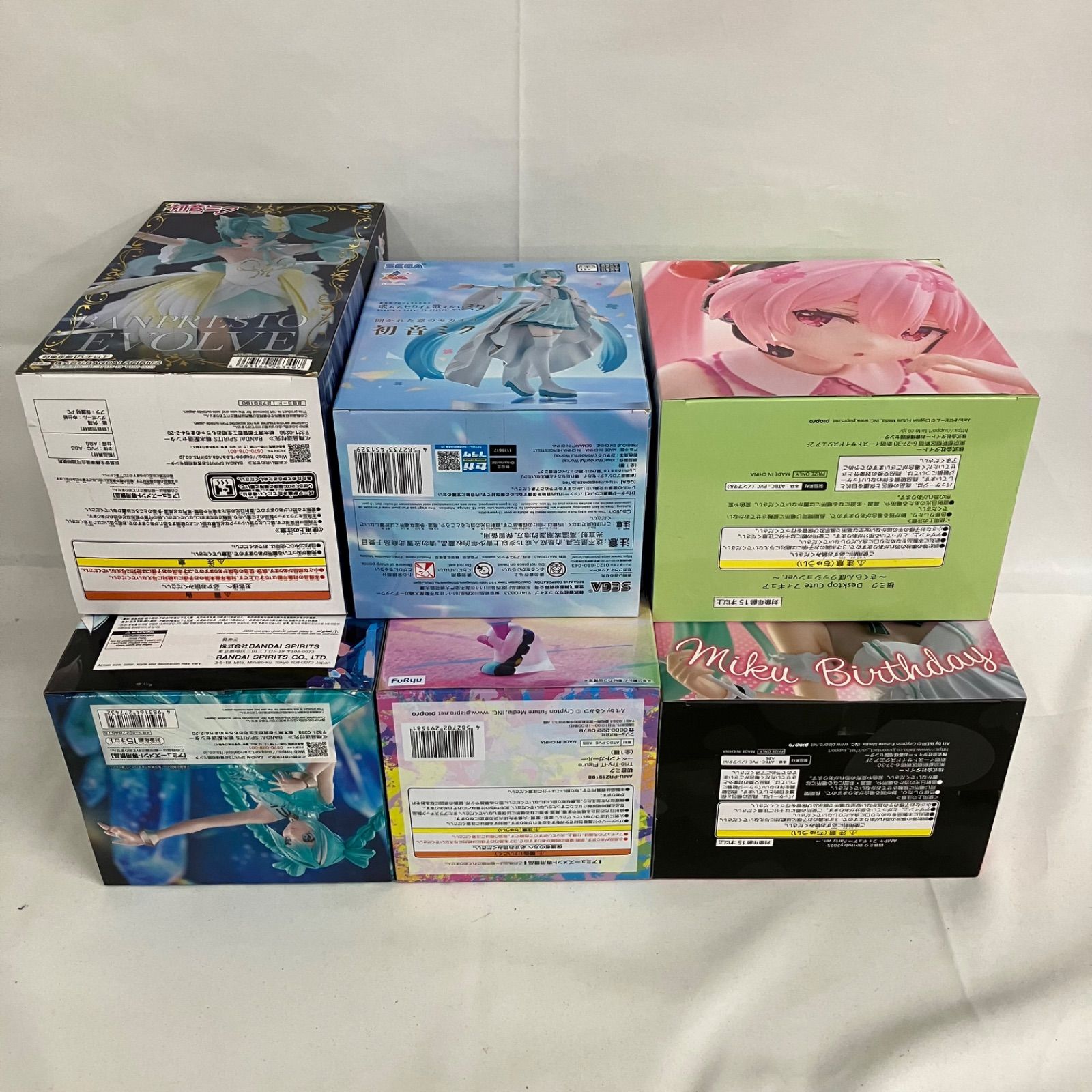 未開封 初音ミク 桜ミク フィギュア まとめ 6個セット SFJ240 c107