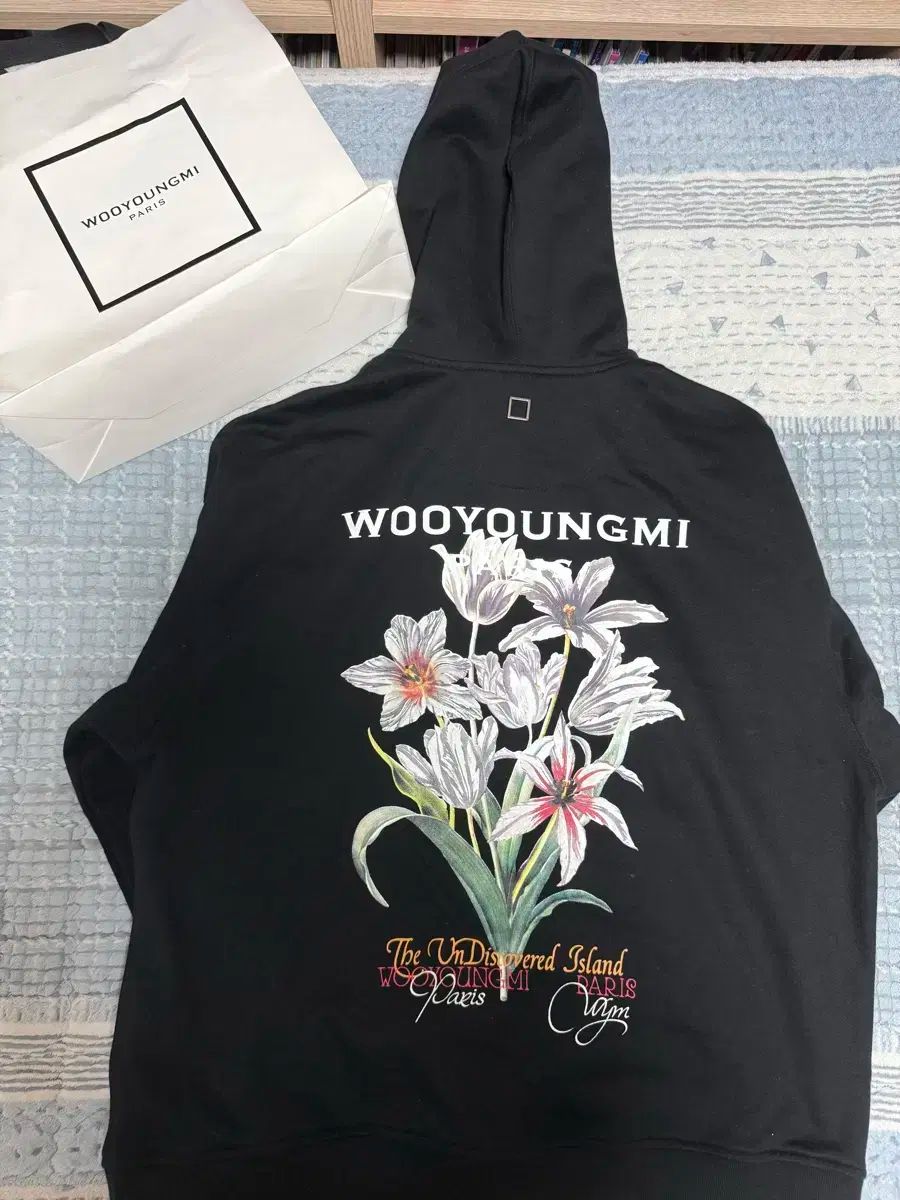 48サイズ 24SS WOOYOUNGMI ウーヨンミ フラワー フーディー Tシャツ