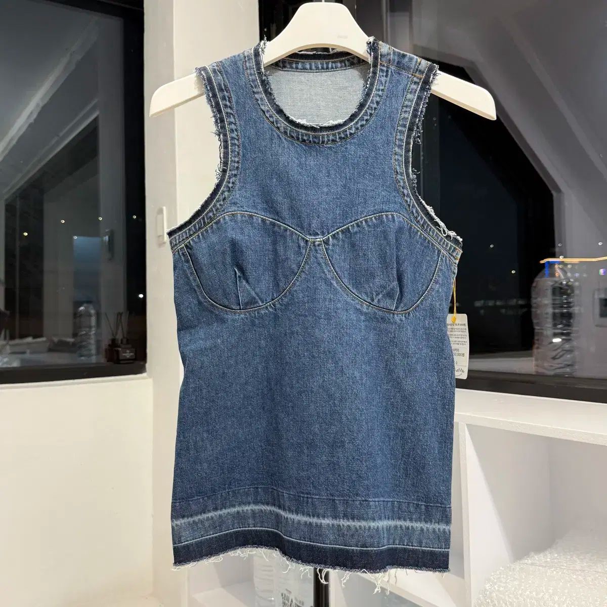 USED古着(ユーズドフルギ) {{RhodolirioN}} Fringe Vest - Ribbon Yarn レディース JPN：S 【中古】【ブランド古着バズストア】 ユーズドフルギ USED古着 {{RhodolirioN}} Fringe Vest - Ribbon Yarn