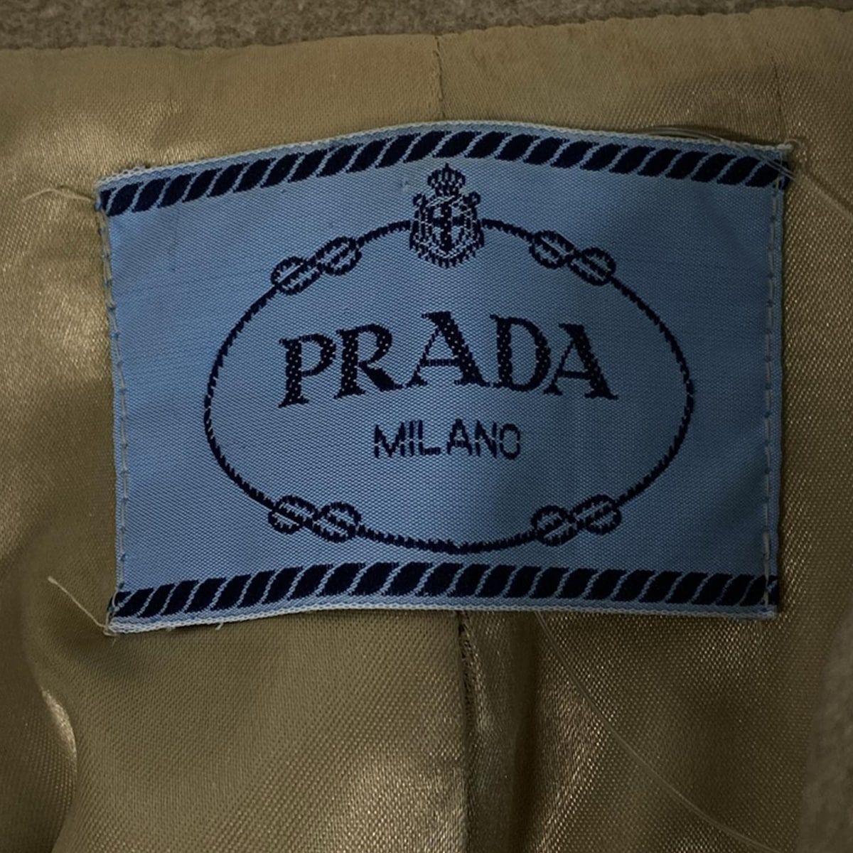 PRADA ウールジャケット ブラウン 44 レディース イタリア製 Oversized suede jacket in brown - Prada | Mytheresa