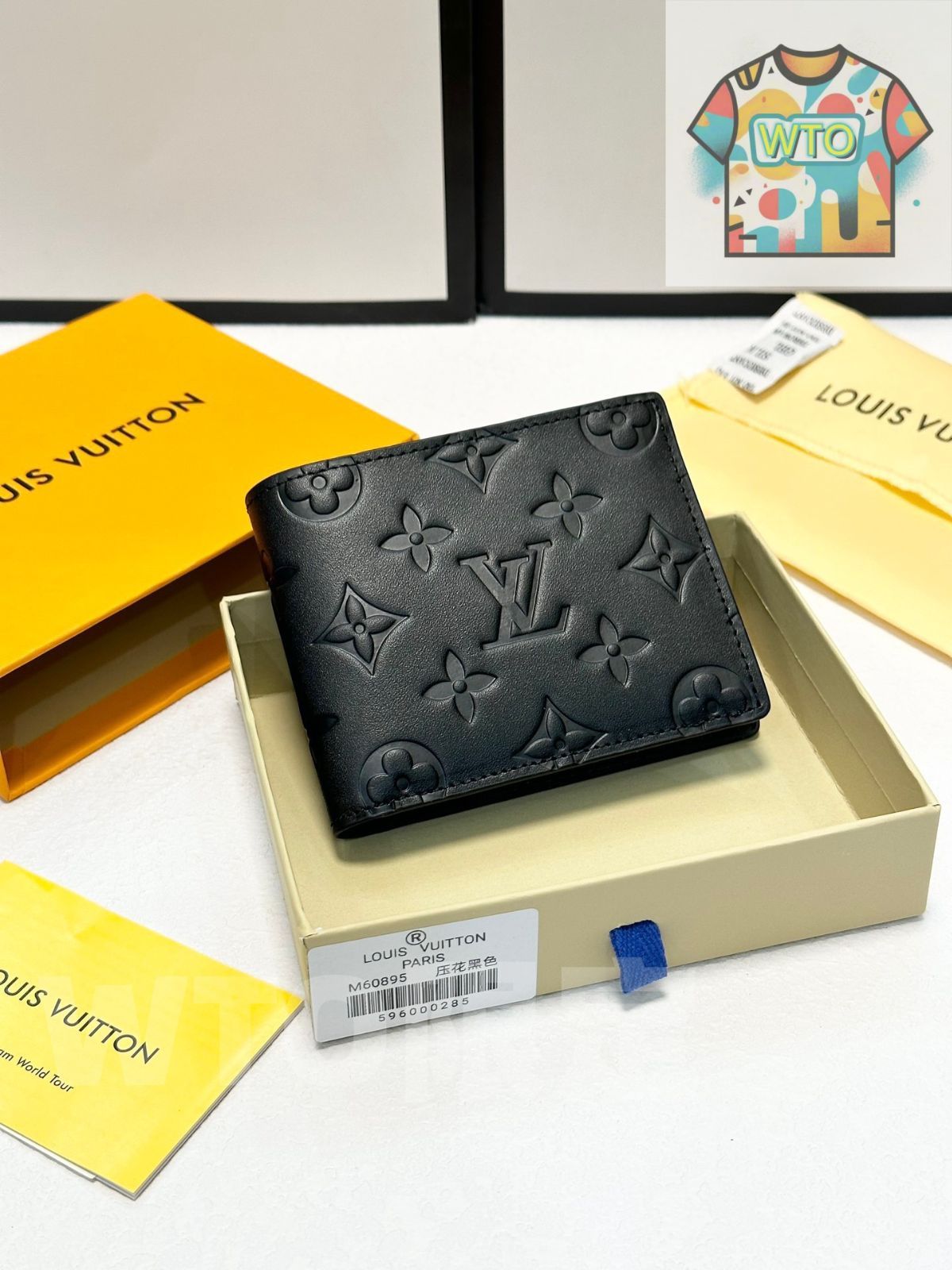 Louis Vuitton WTO通販 黒色 19x10 サイズ クラシックショートバージョンポーチ 在庫の な価格です -WTO輸入-VAN86
