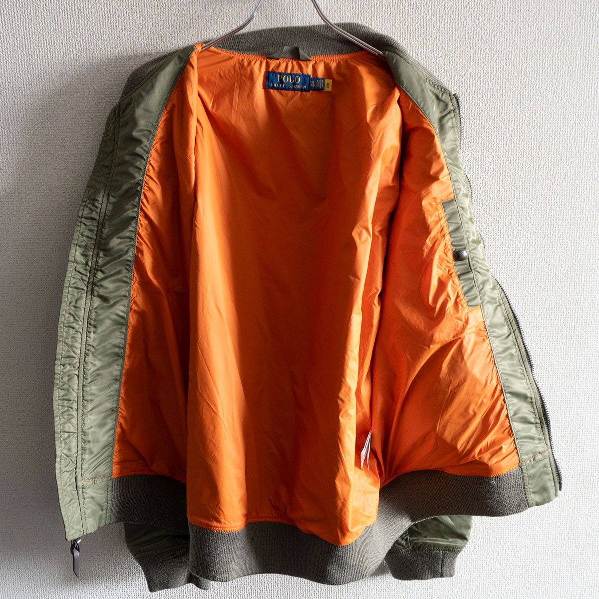 は*り様 ラルフローレン MA-1 フライトジャケット Lサイズ 美品 ビッグサイズ】POLO RALPH LAUREN 【MA-1 フライトジャケット】XL