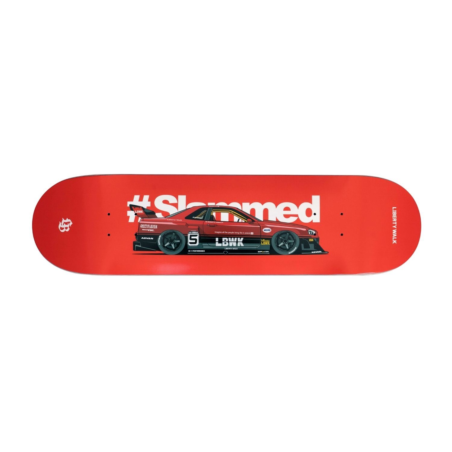 リバティーウォーク LBWK Slammed スケートデッキ Skatedeck ER34 SK15-34